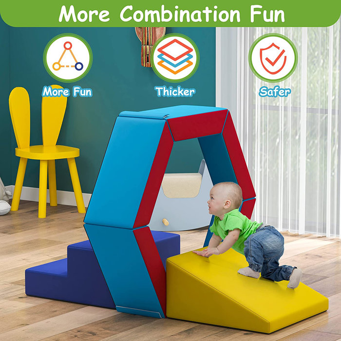 TOLEAD Toddler Foam Climber Wayfair